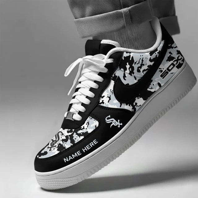 Limited Edition – Customized MLB Chicago White Sox Af1 Shoes