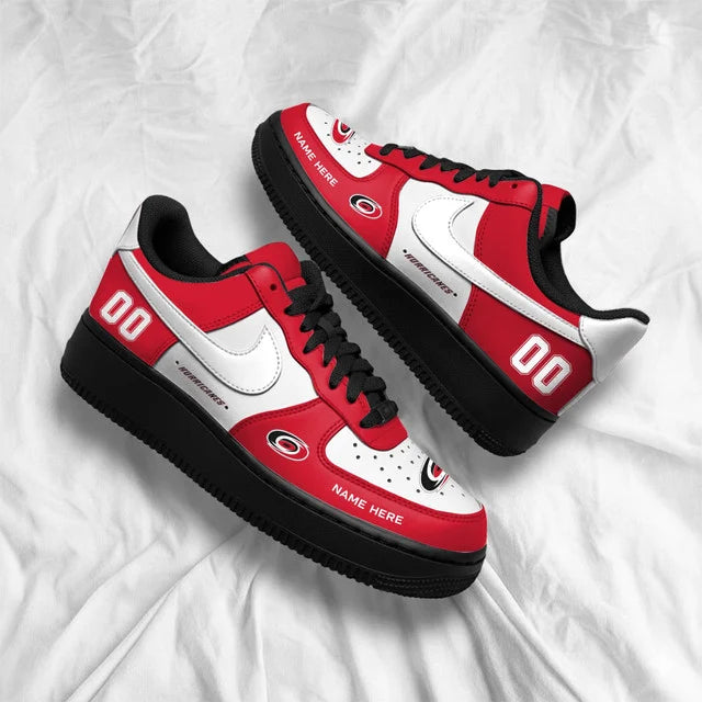Limited Edition – Customized NHL Carolina Hurricanes Af1 Shoes - Image 3