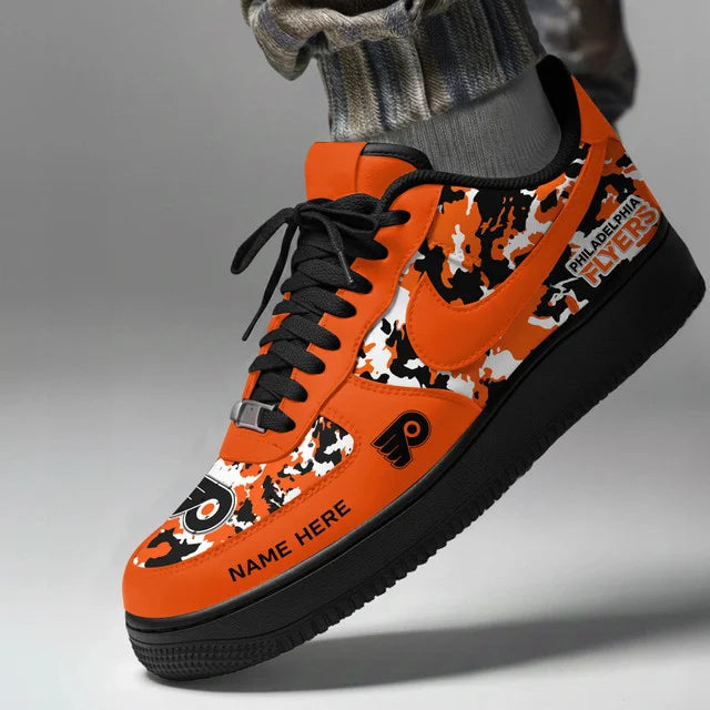 Limited Edition – Customized NHL Philadelphia Flyers Af1 Shoes - Image 2