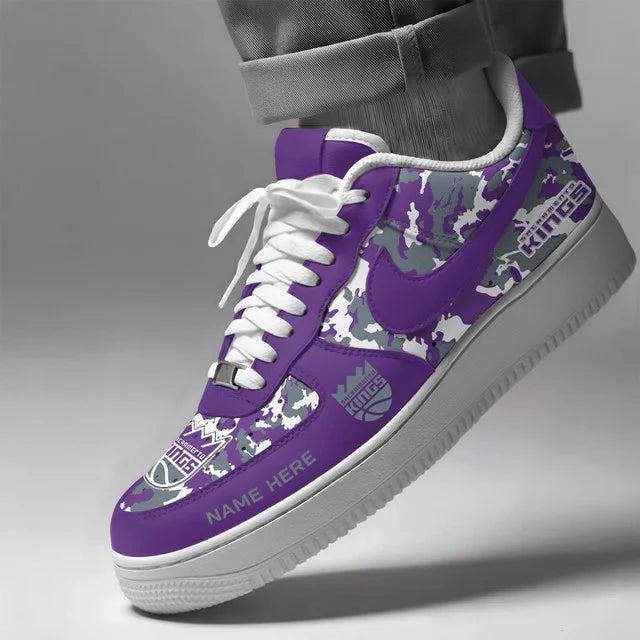 Limited Edition – Customized NBA Sacramento Kings Af1 Shoes