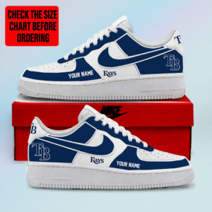 Limited Edition – Customized MLB Tampa Bay Rays Af1 Shoes