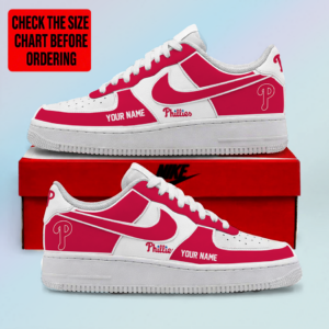 Limited Edition – Customized MLB Philadelphia Phillies Af1 Shoes
