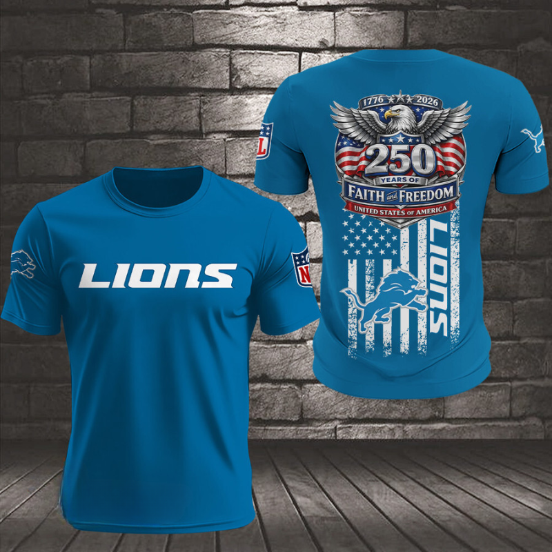Limited Edition – Customized NFL Detroit Lions T-Shirt