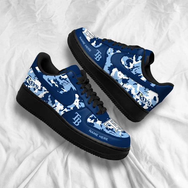 Limited Edition – Customized MLB Tampa Bay Rays Af1 Shoes - Image 4
