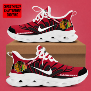 Limited Edition – Customized NHL Chicago Blackhawks Max Soul Sneakers