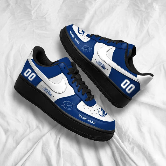 Limited Edition – Customized NHL Tampa Bay Lightning Af1 Shoes - Image 3