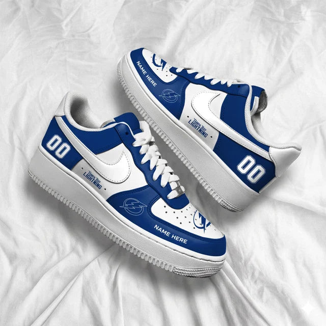 Limited Edition – Customized NHL Tampa Bay Lightning Af1 Shoes - Image 4