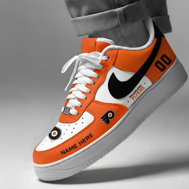 Limited Edition – Customized NHL Philadelphia Flyers Af1 Shoes - Image 2
