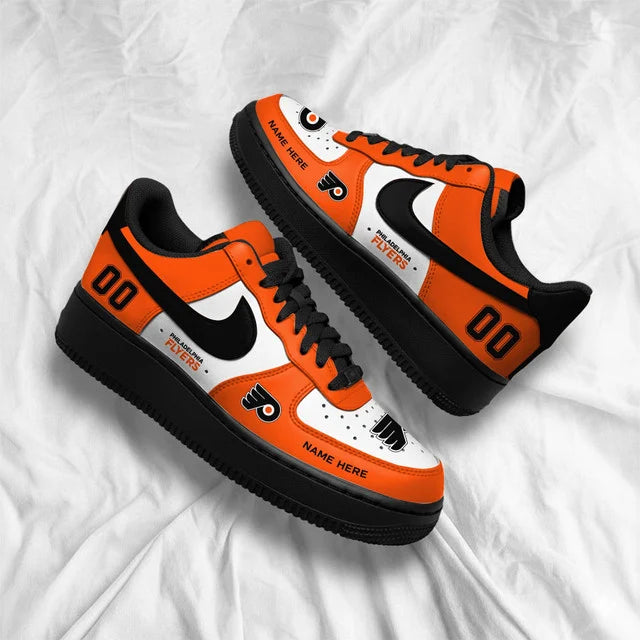 Limited Edition – Customized NHL Philadelphia Flyers Af1 Shoes - Image 3