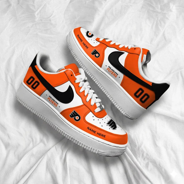 Limited Edition – Customized NHL Philadelphia Flyers Af1 Shoes - Image 4