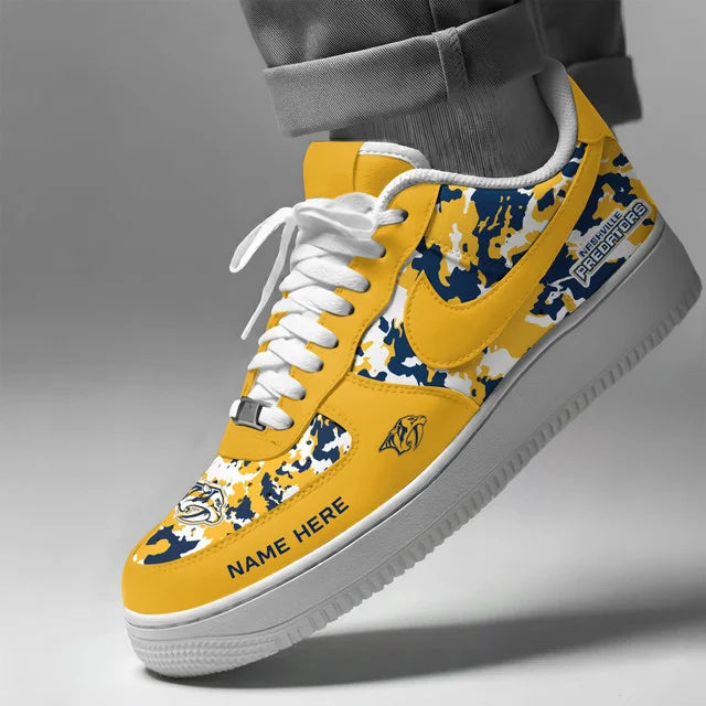 Limited Edition – Customized NHL Nashville Predators Af1 Shoes