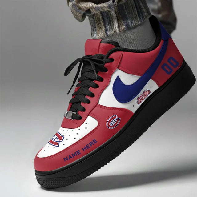 Limited Edition – Customized NHL Montreal Canadiens Af1 Shoes