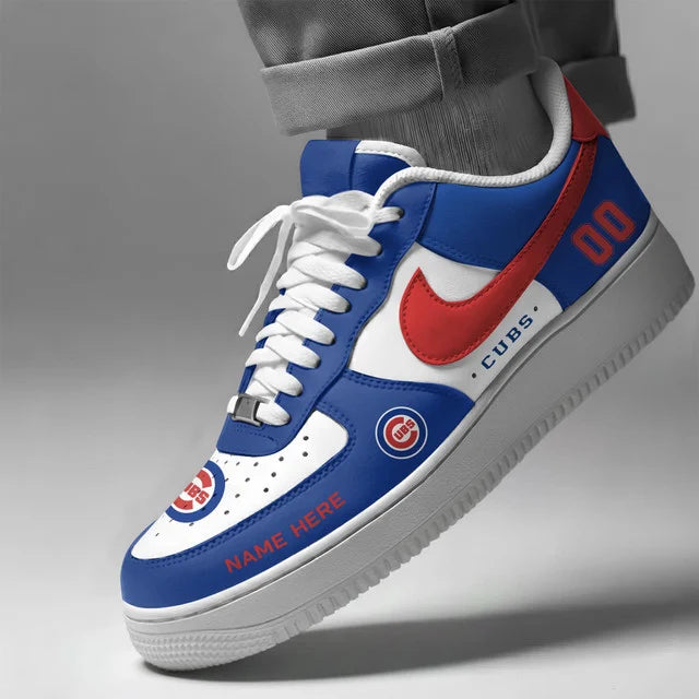 Limited Edition – Customized MLB Chicago Cubs Af1 Shoes - Image 2