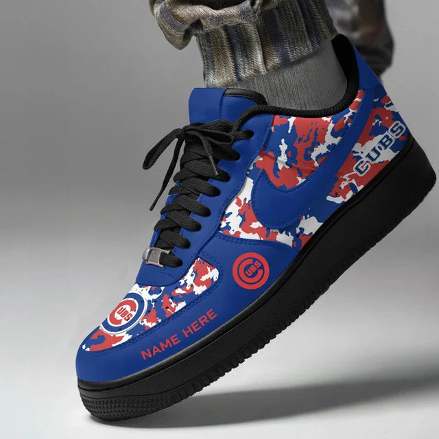 Limited Edition – Customized MLB Chicago Cubs Af1 Shoes - Image 2