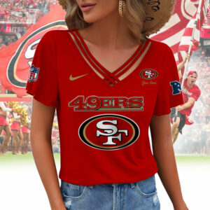 Limited Edition – Customized NFL San Francisco 49Ers V-Neck Shirt