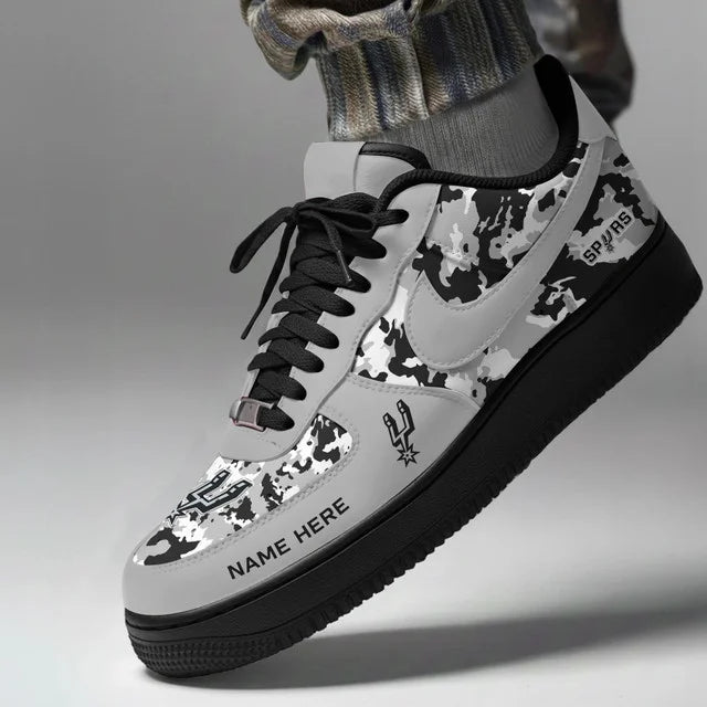 Limited Edition – Customized NBA San Antonio Spurs Af1 Shoes - Image 2