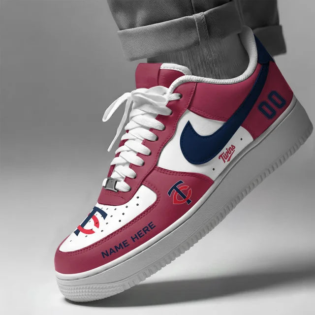 Limited Edition – Customized MLB Minnesota Twins Af1 Shoes - Image 2