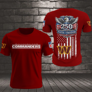 Limited Edition – Customized NFL Washington Commanders T-Shirt