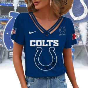 Limited Edition – Customized NFL Indianapolis Colts V-Neck Shirt