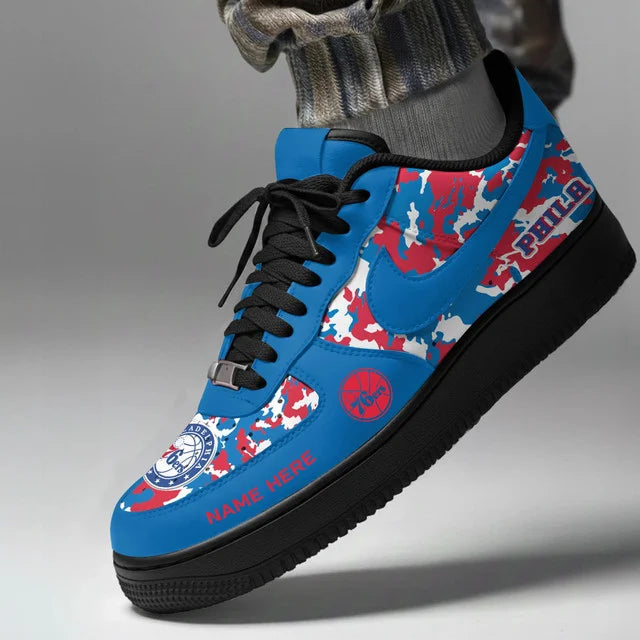 Limited Edition – Customized NBA Philadelphia 76Ers Af1 Shoes - Image 2