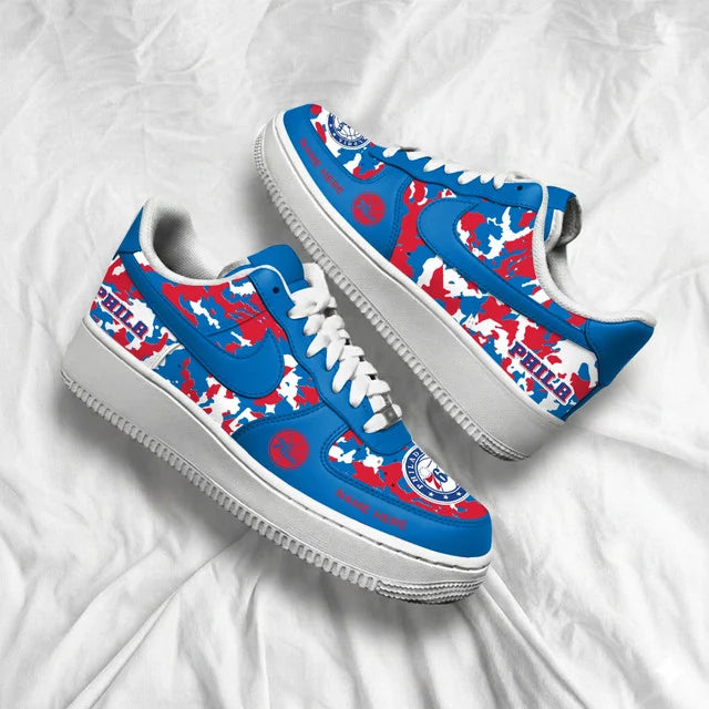 Limited Edition – Customized NBA Philadelphia 76Ers Af1 Shoes - Image 3