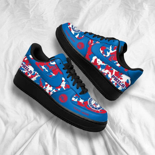 Limited Edition – Customized NBA Philadelphia 76Ers Af1 Shoes - Image 4