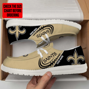 Limited Edition – Customized NFL New Orleans Saints Loafer Shoes