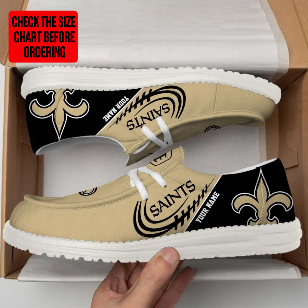 Limited Edition – Customized NFL New Orleans Saints Loafer Shoes
