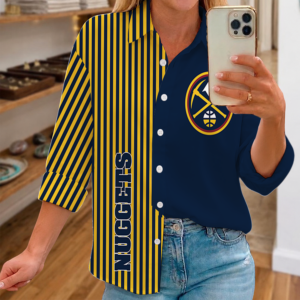 Limited Edition – Customized NBA Denver Nuggets Women Casual Shirt For Fan