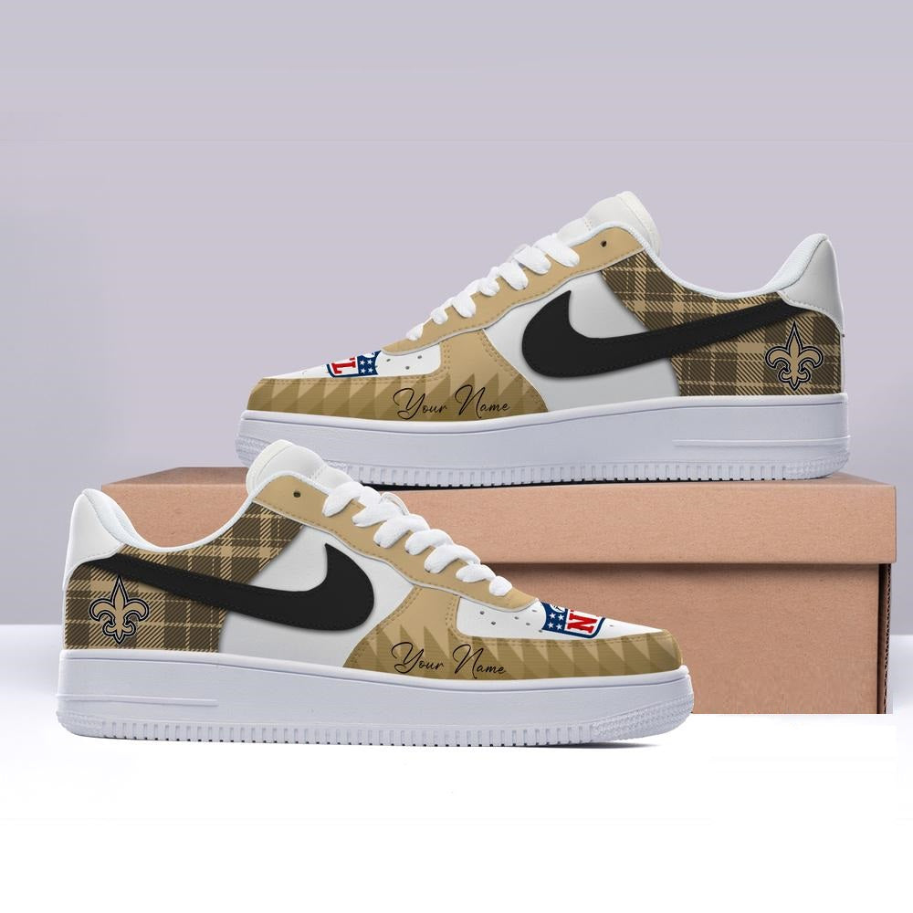 Limited Edition – Customized NFL New Orleans Saints Af1 Shoes