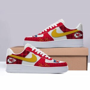 Limited Edition – Customized NFL Kansas City Chiefs Af1 Shoes