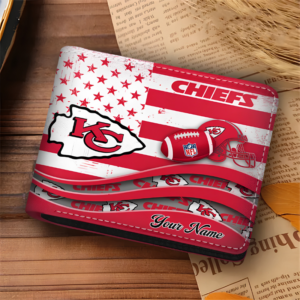 Limited Edition – Customized NFL Kansas City Chiefs Leather Wallet