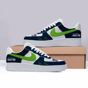 Limited Edition – Customized NFL Seattle Seahawks Af1 Shoes