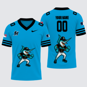 Limited Edition – Customized MLB Miami Marlins Football Jersey
