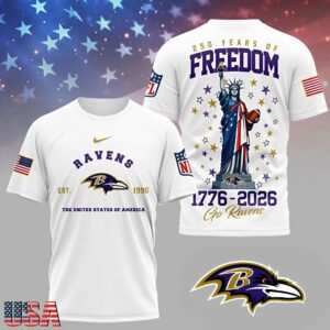 Limited Edition – Customized NFL Baltimore Ravens T-Shirt
