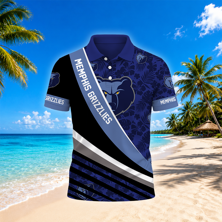 Limited Edition – Customized NBA Memphis Grizzlies Polo Shirt