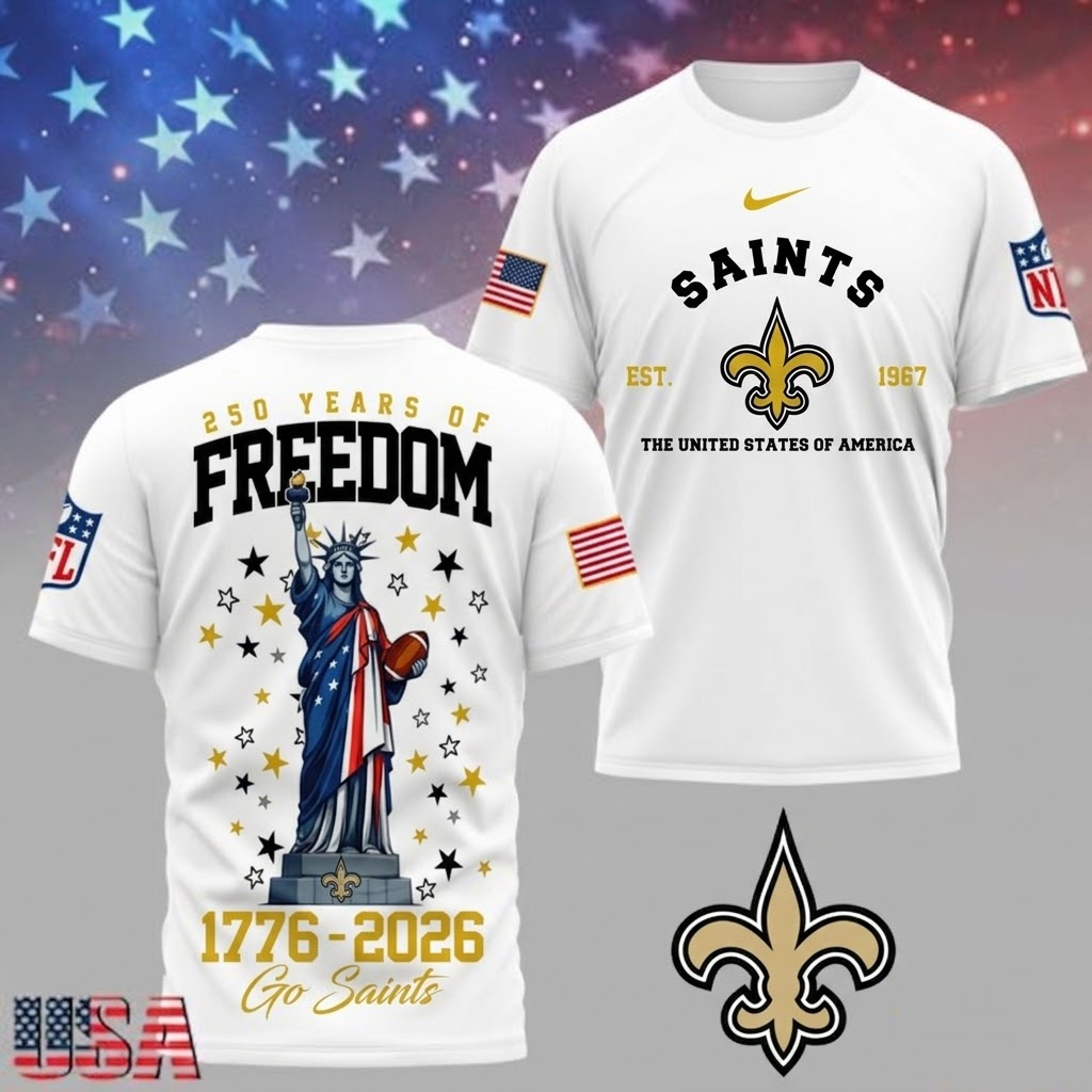 Limited Edition – Customized NFL New Orleans Saints T-Shirt