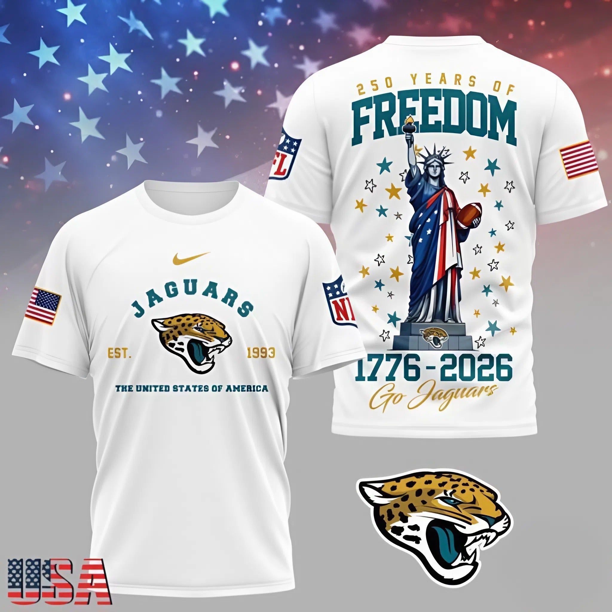 Limited Edition – Customized NFL Jacksonville Jaguars T-Shirt