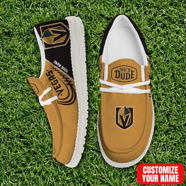 Limited Edition – Customized NHL Vegas Golden Knights Premium Loafer Shoes - Image 2