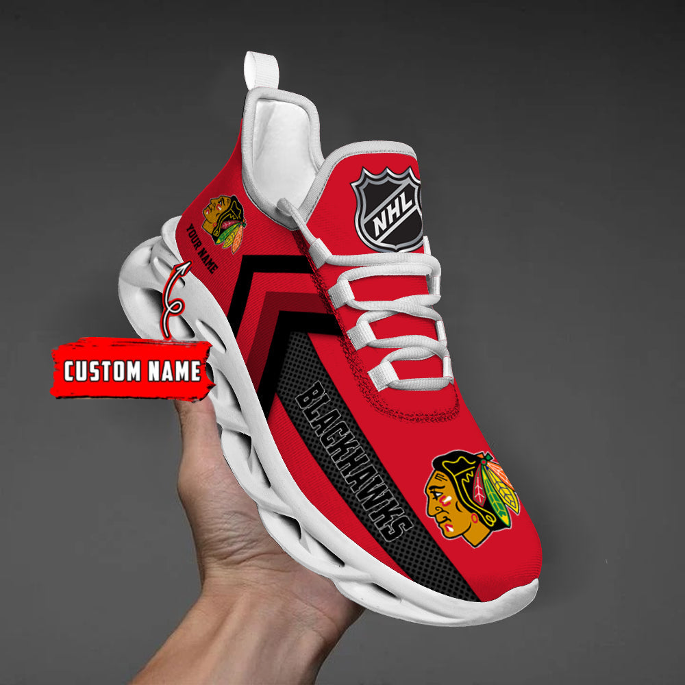 Limited Edition – Customized NHL Chicago Blackhawks Max Soul Shoes - Image 2