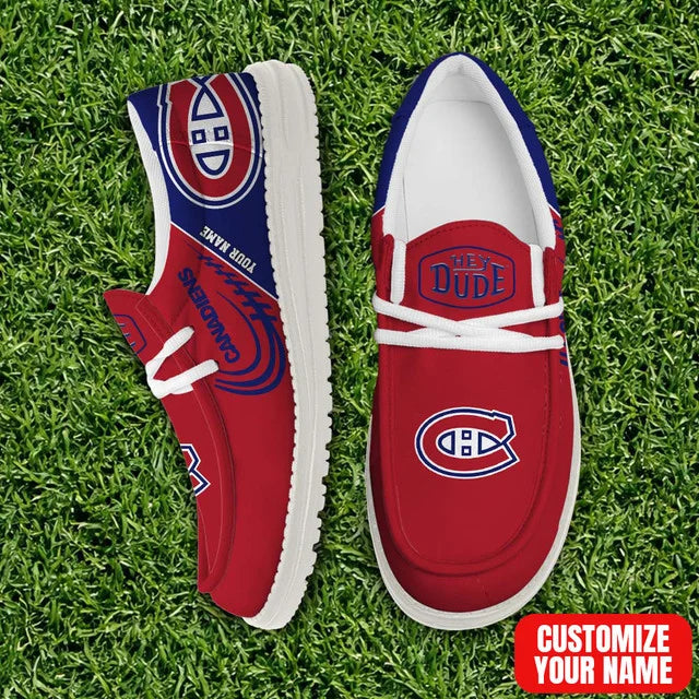 Limited Edition – Customized NHL Montreal Canadiens Premium Loafer Shoes - Image 2