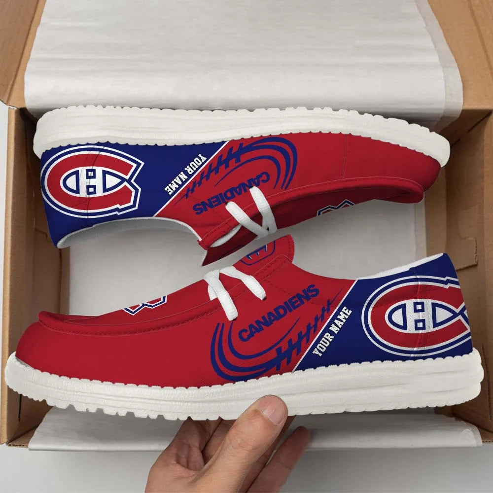 Limited Edition – Customized NHL Montreal Canadiens Premium Loafer Shoes
