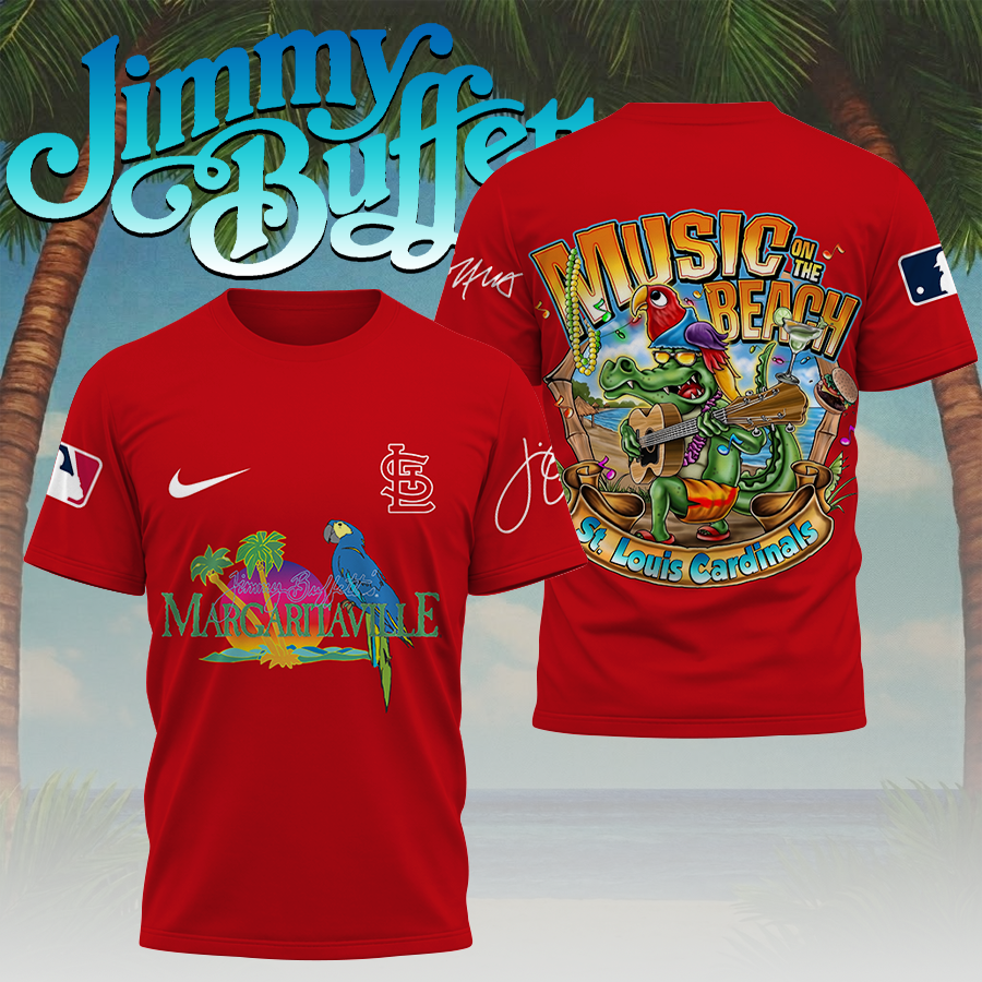 Limited Edition – Customized MLB St. Louis Cardinals X Jimmy Buffett T-Shirt, Hoodie, Zip Hoodie