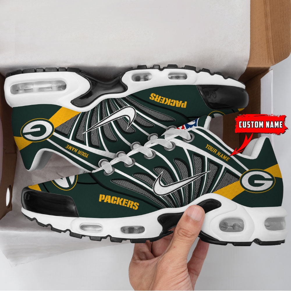 Limited Edition – Customized NFL Green Bay Packers Air Max Plus Sneakers - Image 2