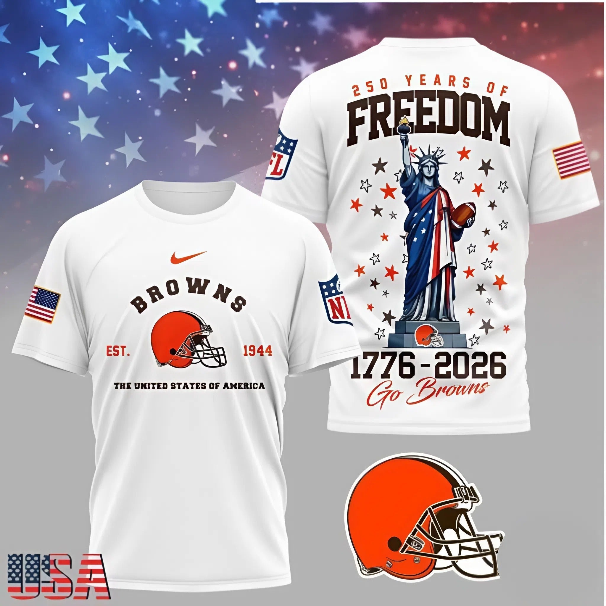 Limited Edition – Customized NFL Cleveland Browns T-Shirt
