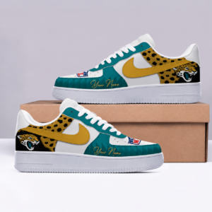 Limited Edition – Customized NFL Jacksonville Jaguars Af1 Shoes