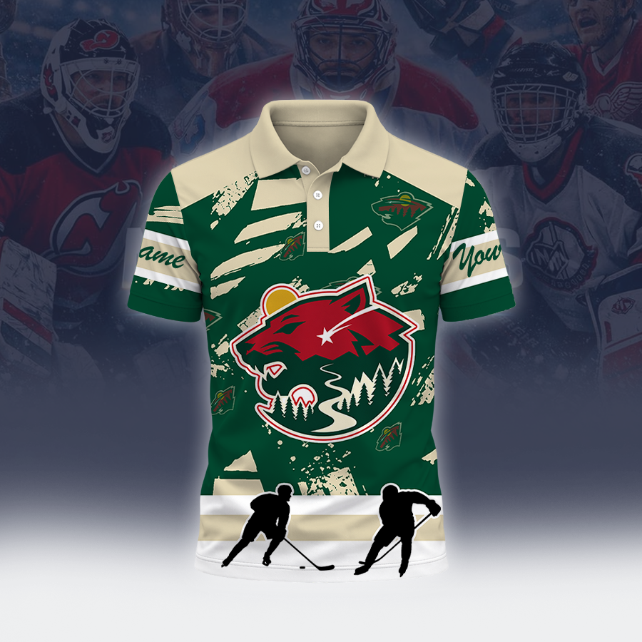 Limited Edition – Customized NHL Minnesota Wild Polo Shirt