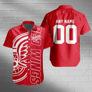 Limited Edition – Customized NHL Detroit Red Wings Unisex Hawaiian Shirt