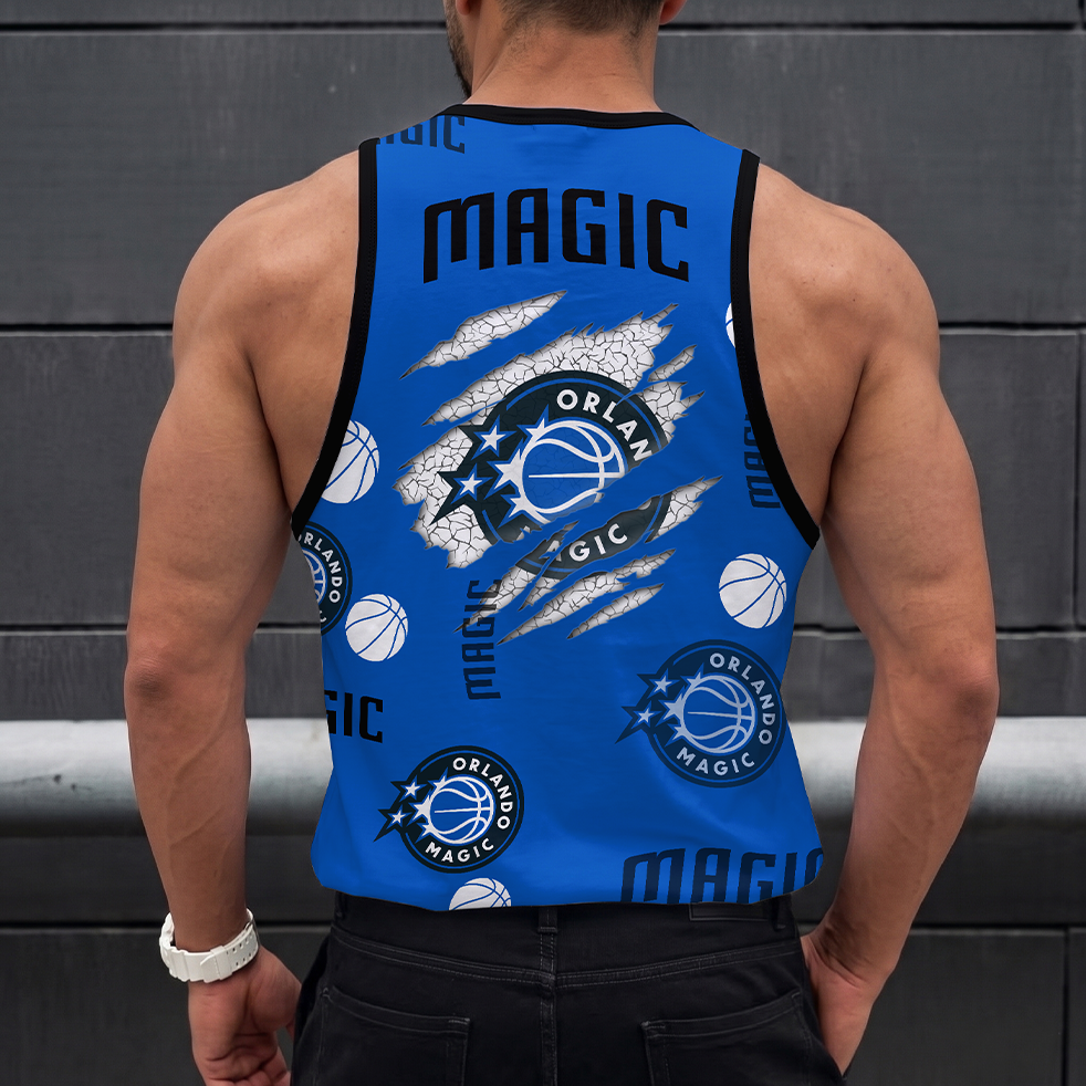 Limited Edition – Customized NBA Orlando Magic Unisex Tank Top - Image 2