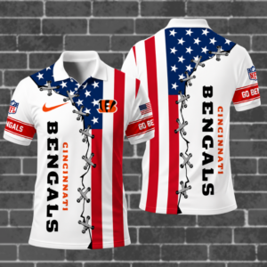 Limited Edition – Customized NFL Cincinnati Bengals Polo Shirt